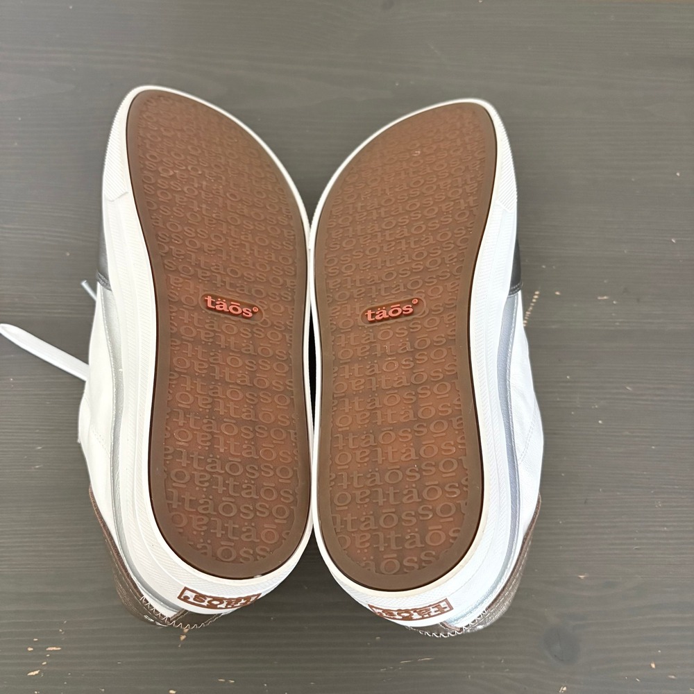 Taos Pop Soul Sneaker 10 White Metallic Multi Leather Comfort Shoes - Picture 6 of 13